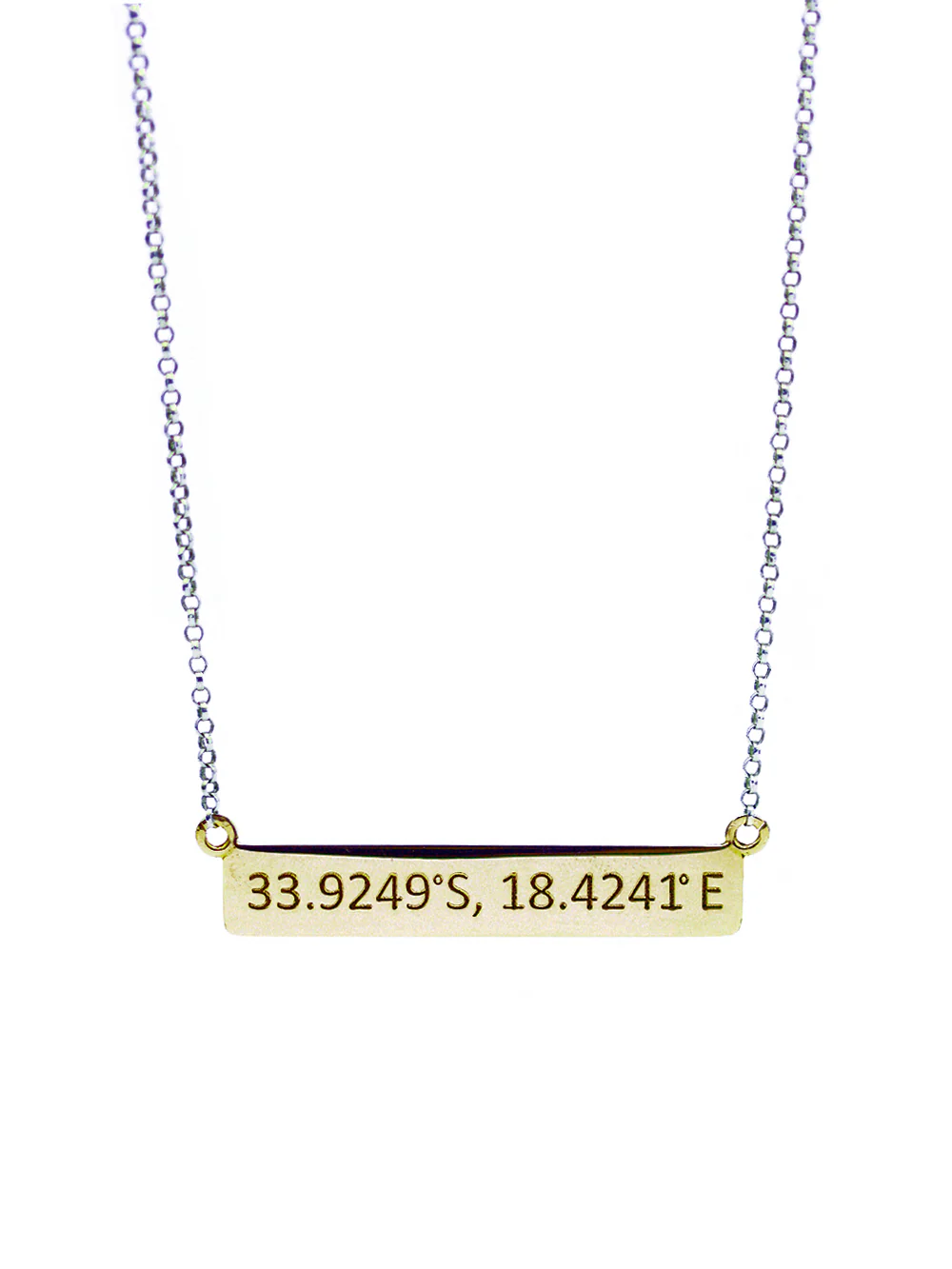 Custom Coordinate Pendant - Image 3