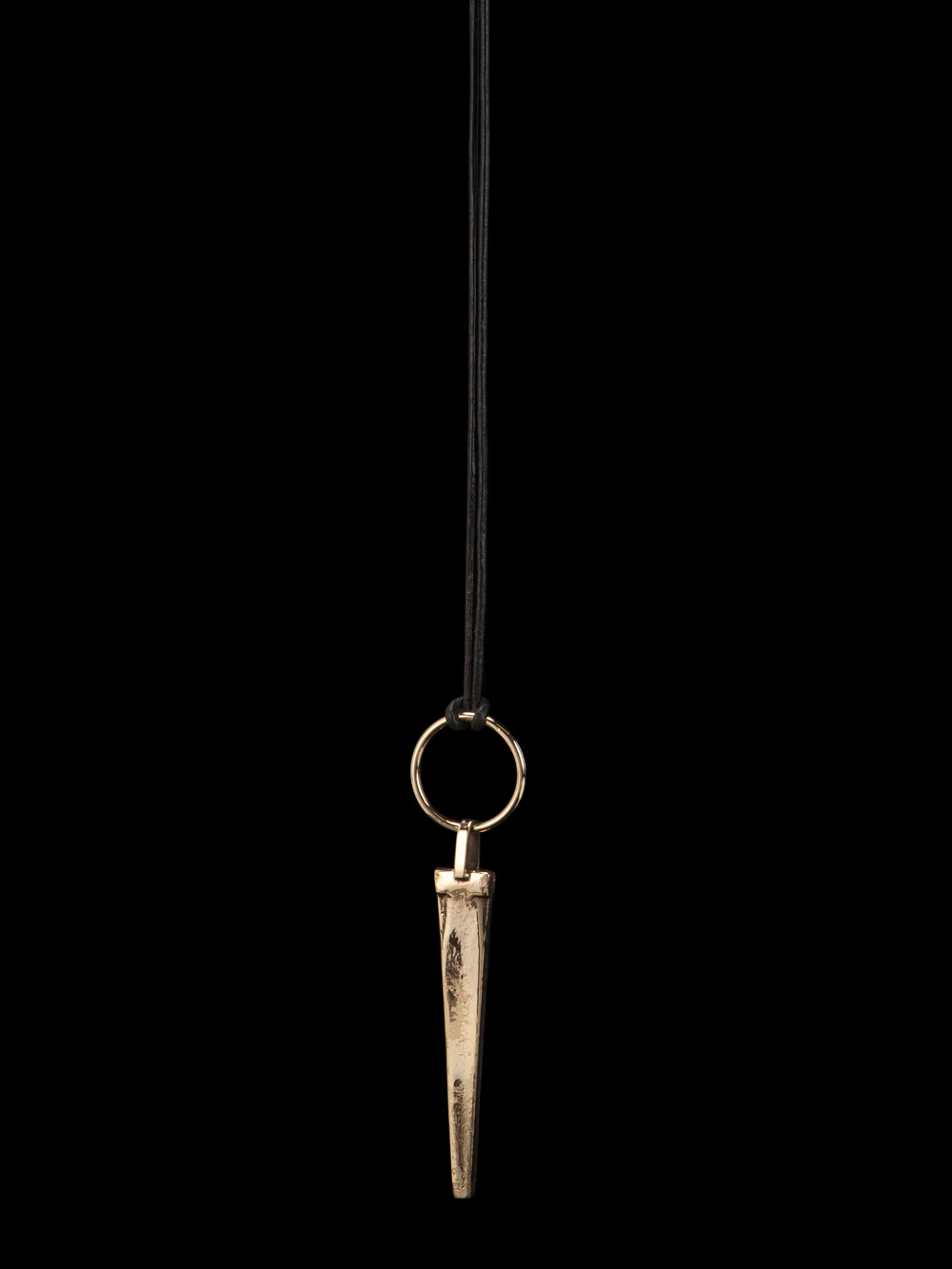 Flat nail pendant