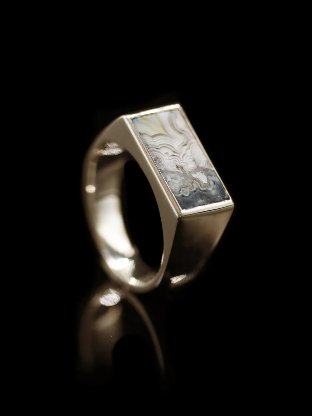 Stone Signet Ring - Image 3