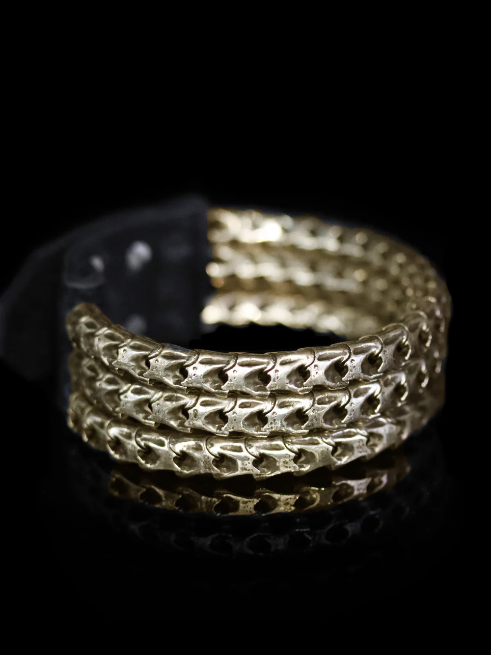 Triple Python Vertebrae Bracelet - Image 3